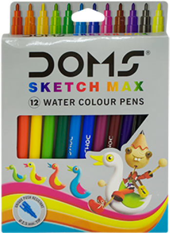 Doms Supersoft Colour Pencils (12 Shades) (500x550), Png Download