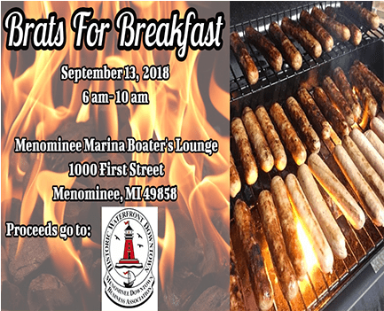 Menominee Downtown Business Bureau Brats - Bratwurst (1200x350), Png Download