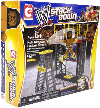 Wwe Bridge Stackdown Starter Set Kofi Kingston Ladder - Wwe Stack Down Starter Kit Damien Sandow School Of (380x380), Png Download