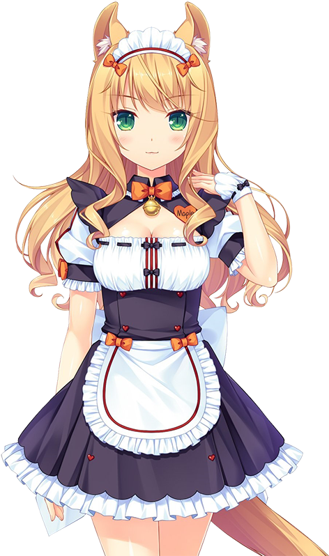 Mapple Maid - Maple Nekopara Cosplay (599x815), Png Download