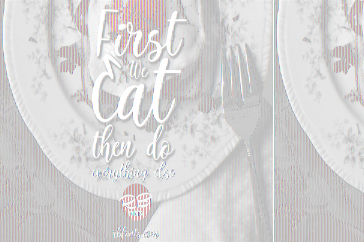 Free Italian Breakfast Font - Breakfast (728x484), Png Download