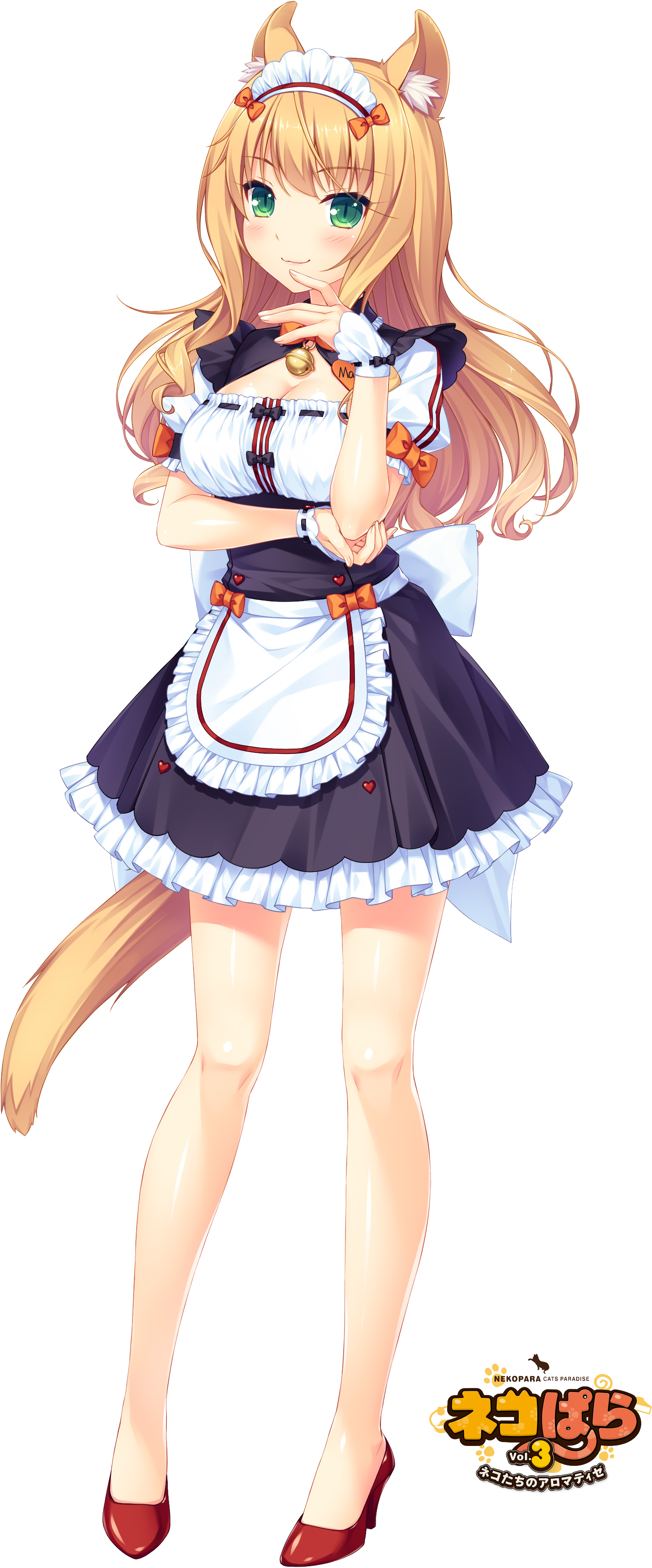 Nekopara Maple Maid (1927x3709), Png Download