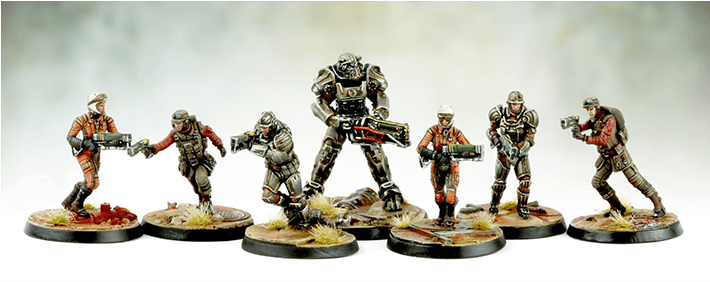 Fallout Wasteland Warfare Painted (709x709), Png Download