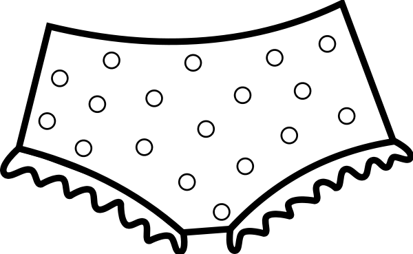 Dotted Panties Png Images 600 X - Panties Clip Art (600x369), Png Download