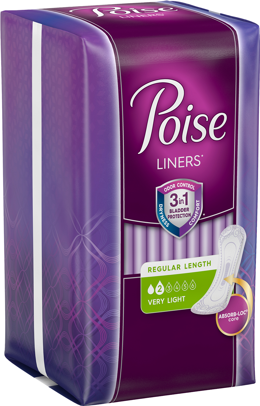 Poise Liners Package Left Thumb - Poise (1504x1504), Png Download