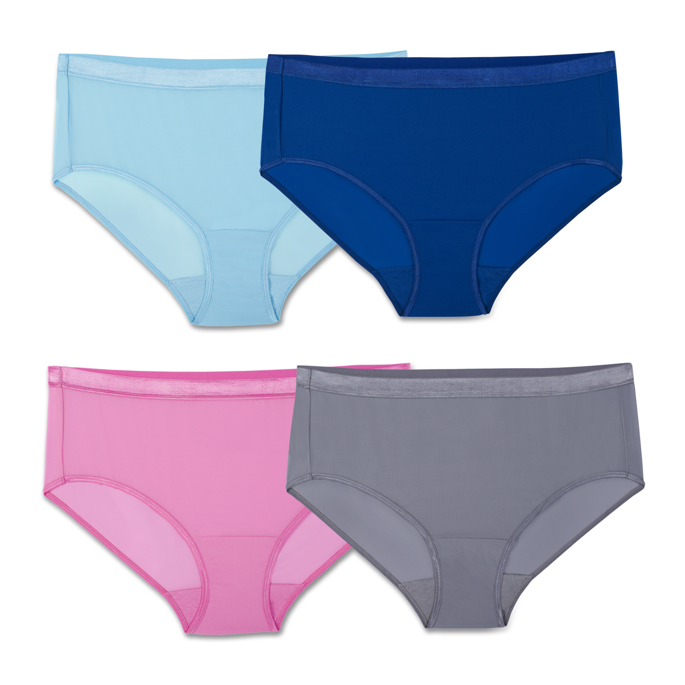 Fit For Me By Fruit Of The Loom Everlight Hipsters, - Undergarment (2232x2768), Png Download