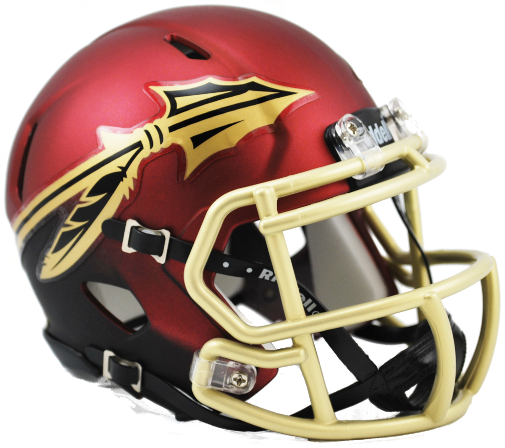 Florida State Speed Mini Helmet - Seminoles Football Helmet (1024x908), Png Download
