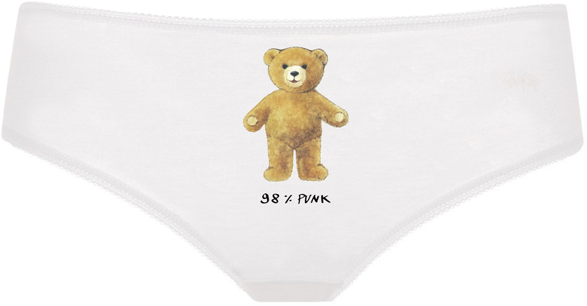 98% Punk Teddy Panty - Panties (899x476), Png Download