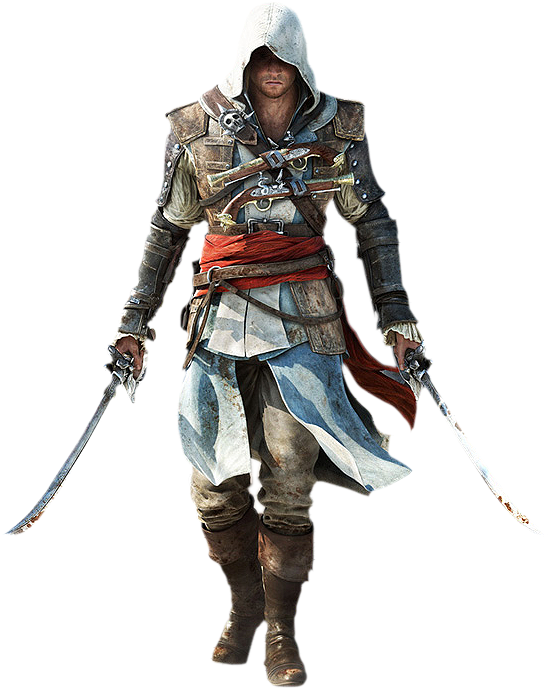 Edward Kenway - Ubisoft Assassin's Creed Iv Black Flag - Playstation (567x709), Png Download