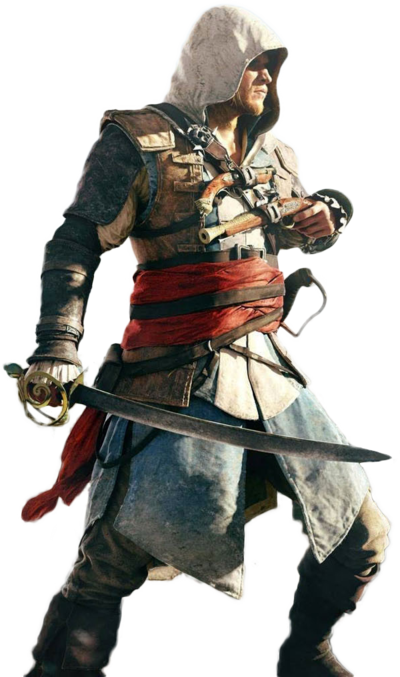 Edward Kenway - Google Search - Assassin's Creed Black Flag (400x677), Png Download