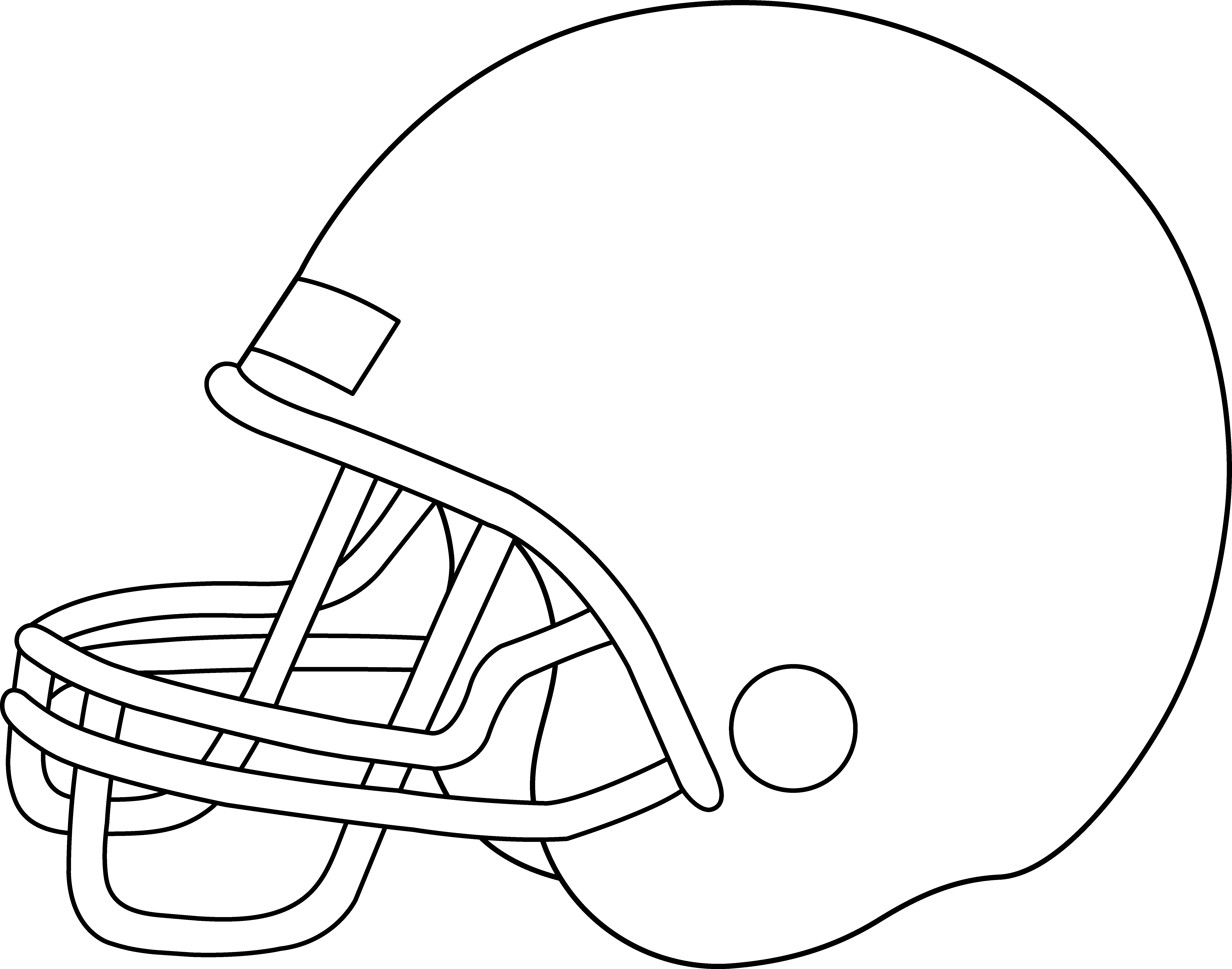 Football Helmet Clip Art - Football Helmet (6835x5374), Png Download
