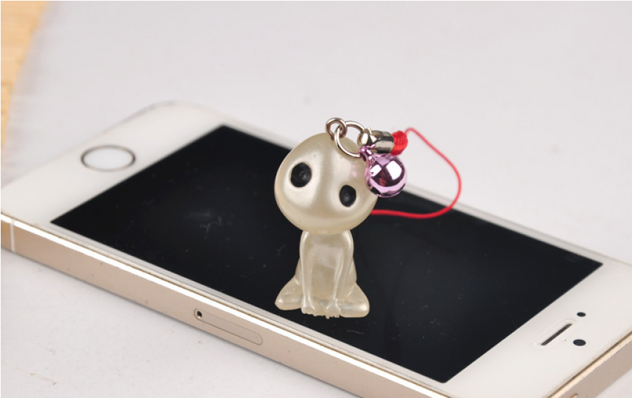 Princess Mononoke Phone Charm (900x900), Png Download