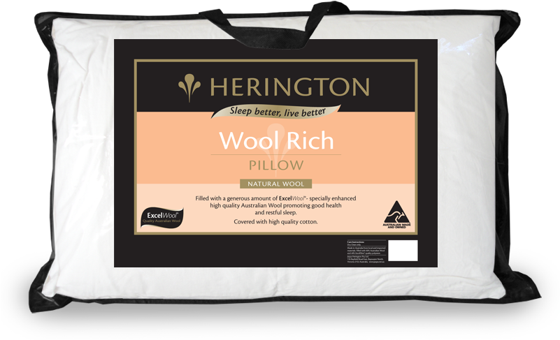 /products/herington Wool Rich Pillow - King Size Pillow Au (800x501), Png Download