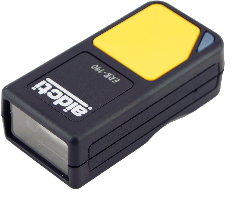 Erb-190 1d 2d Hid Vcom Barcode Scanner Left View - Barcode Reader Erb H100 (1200x933), Png Download