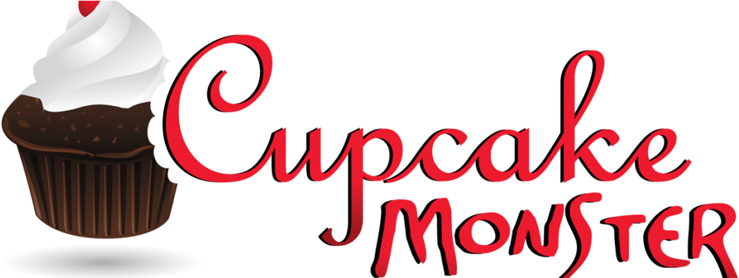 Cupcake Monster Baby Clothes Designer Babies Clothing, - Cupcake Monster Logo (1092x400), Png Download