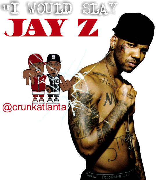 Game 2 Slay Jay Z - Rapper The Game Png (560x664), Png Download