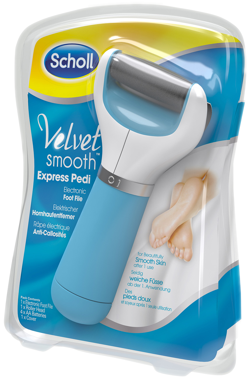 Scholl Velvet Smooth™ Electronic Foot File Kit - Dr Scholl Velvet Smooth Electronic Foot File (1500x1500), Png Download