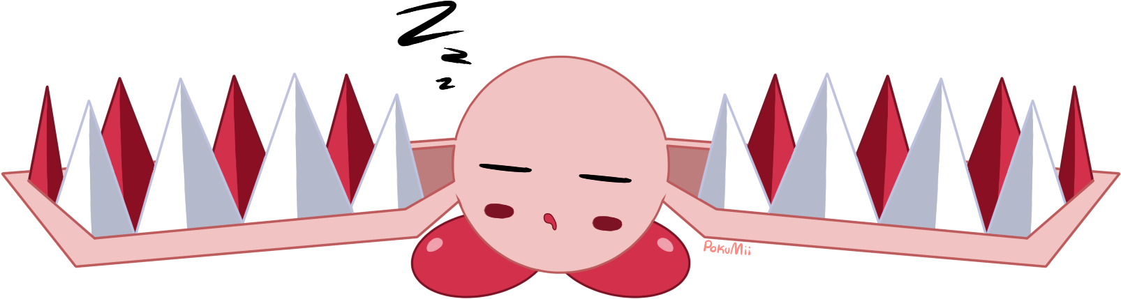 Giant Claws Kirby - Kirby Giant Claws (1620x454), Png Download