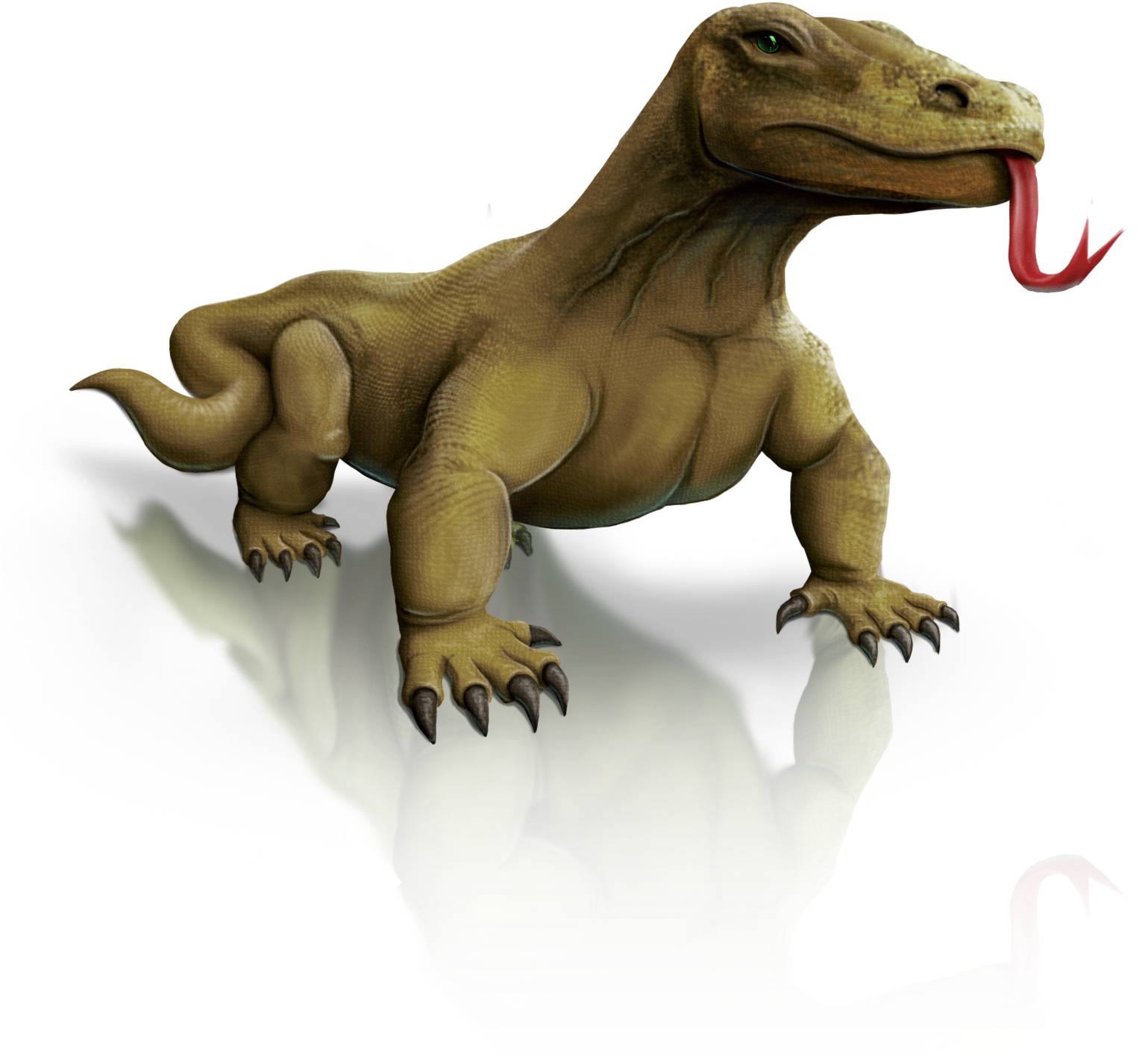 Komodo Dragon Clipart (1605x1620), Png Download