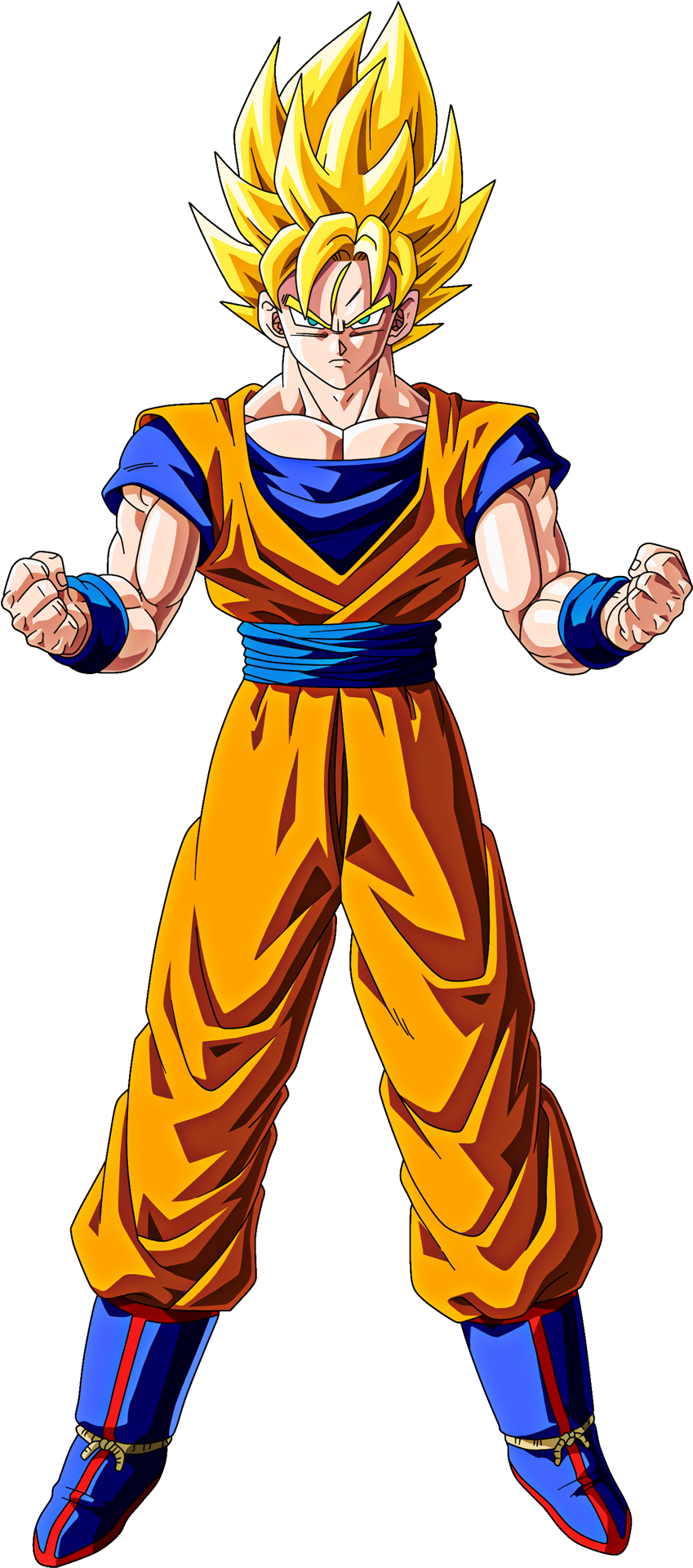 Dragon Ball Z Goku Ssj1 (303x538), Png Download