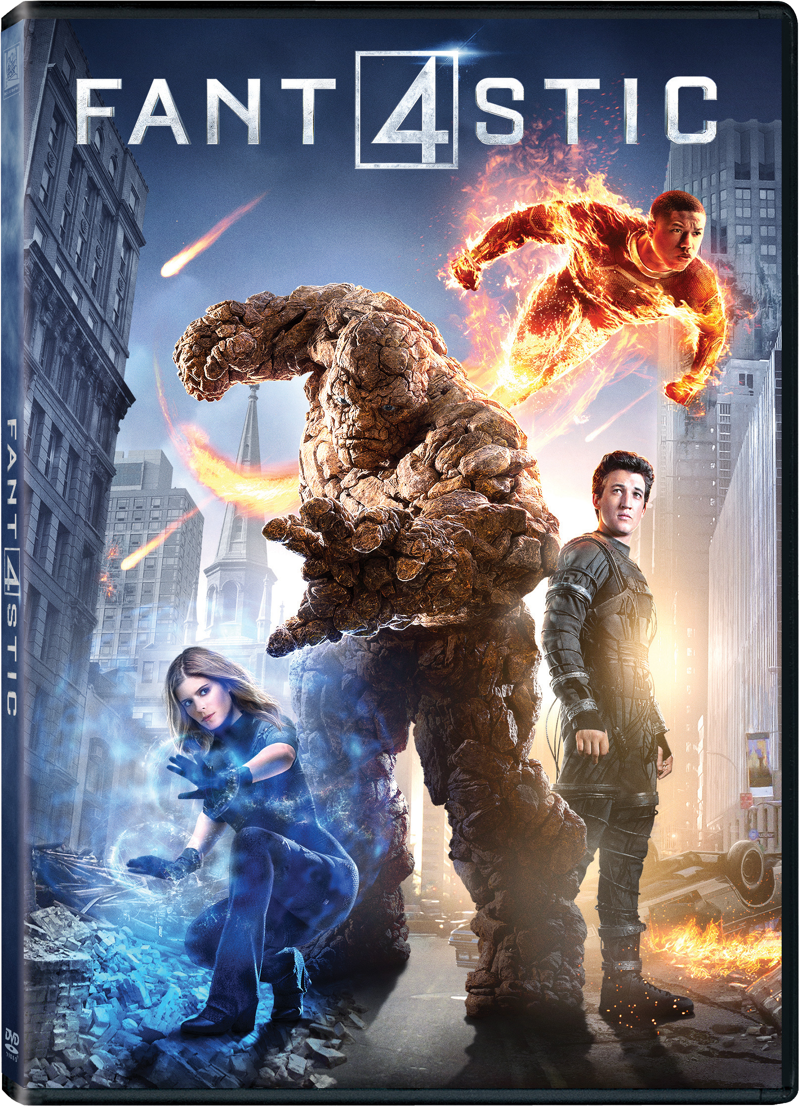 Dvd Spine - Fantastic Four Dvd 2015 (1950x2400), Png Download