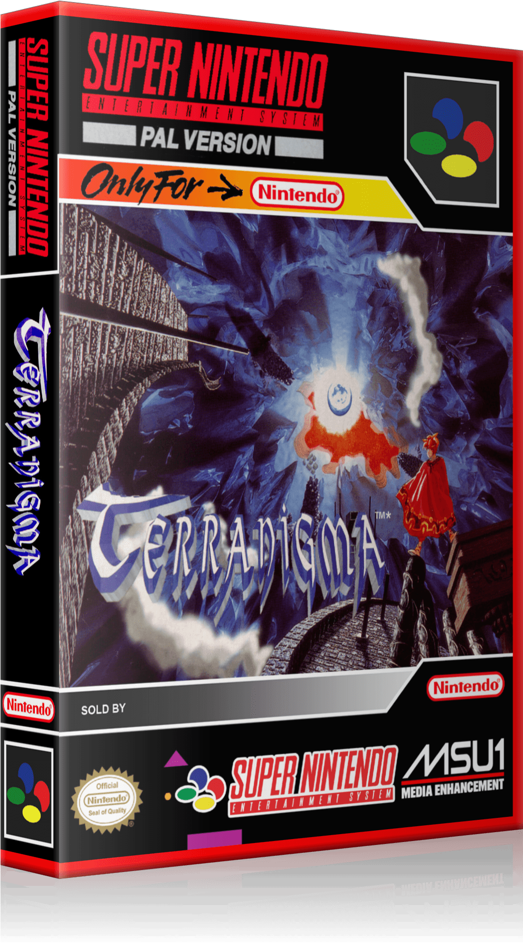 Msu-1 3d Cases (501) - Nintendo (1208x1968), Png Download