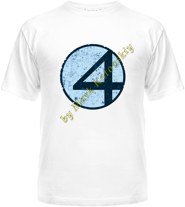 Заказать Футболка С Принтом Fantastic 4 Logo - Disney Halloween Shirt Ideas (750x750), Png Download