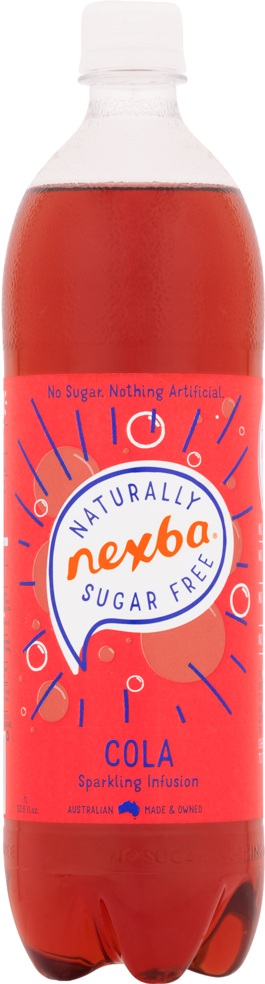 Naturally Sugar Free Cola 1l Pet - Soft Drink (1181x4000), Png Download