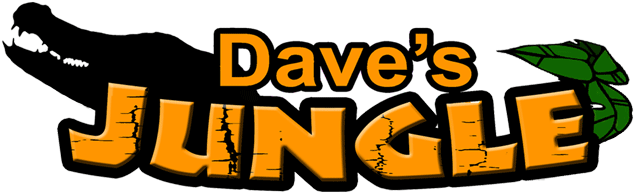 Logo For Web - Dave's Jungle Exotic (663x245), Png Download