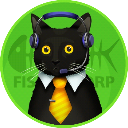 Necktie Cat Circled - Ri (417x417), Png Download