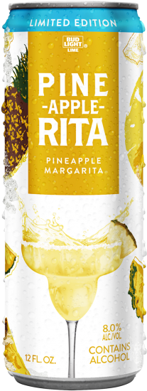 Bud Light Lime Pine Apple Rita - Bud Light Coco Rita (285x800), Png Download