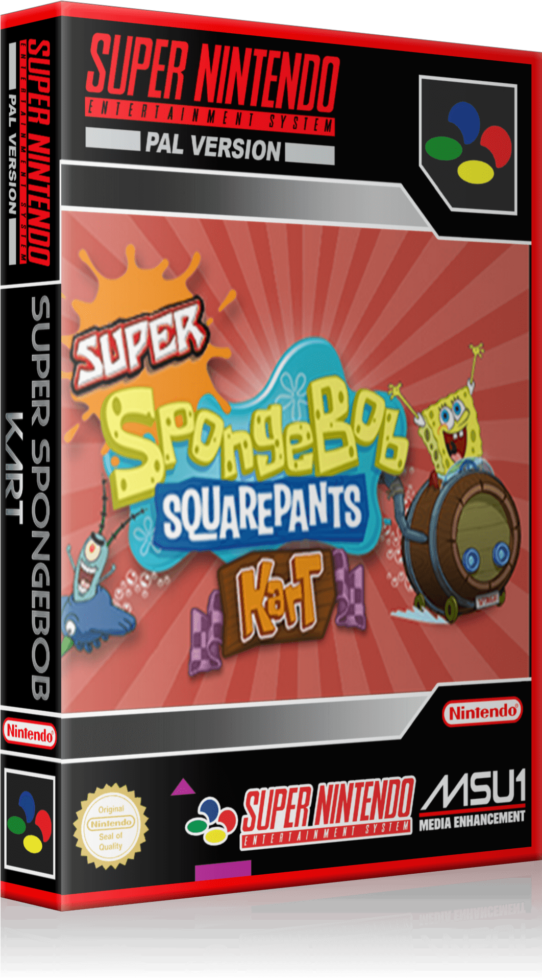Msu-1 3d Cases (501) - Spongebob Squarepants Scratch And Sketch: For Underwater (1208x1968), Png Download