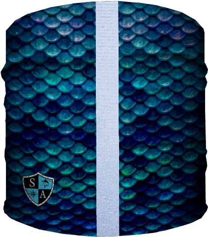 Dog Shields™ - Giclee Print: Green Aqua Glitter Mermaid Scales (596x595), Png Download