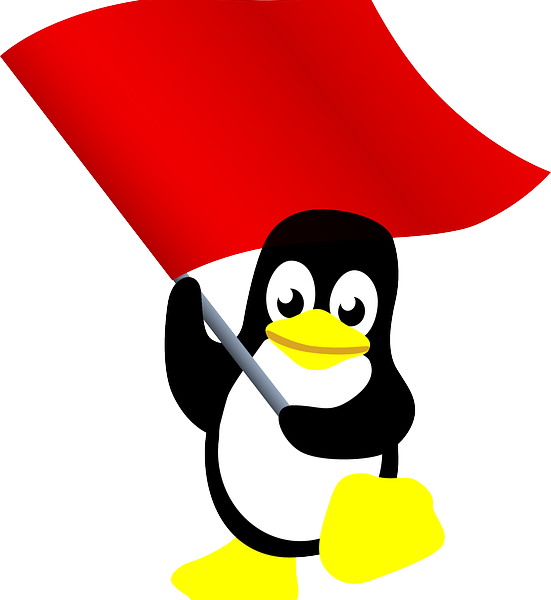 Communism And Millennials, Progressives And Liberals - Red Flag Linux Logo (551x600), Png Download