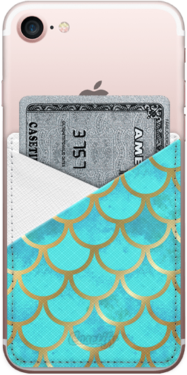 Casetify Iphone 7 Saffiano Leather Phone Wallet - Mobile Phone (282x560), Png Download