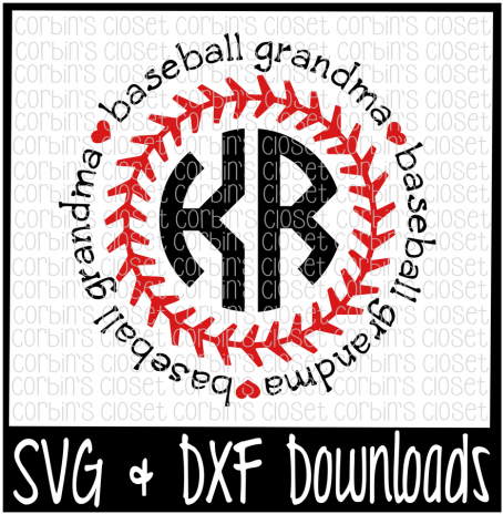 Baseball Grandma Svg * Baseball Grandma Circle Monogram - Glitter Monogrammed Baseball Mom Shirt (720x480), Png Download