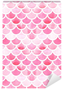 Watercolor Fish Scales - Mermaid Scales Watercolor (400x400), Png Download