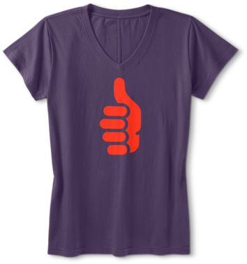 Thumb Tee Thumb Tee - Thumb (373x400), Png Download