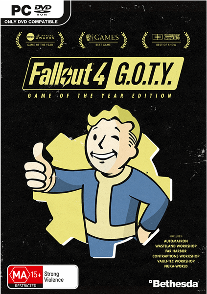 Fallout 4 (goty) Steam Key (600x600), Png Download