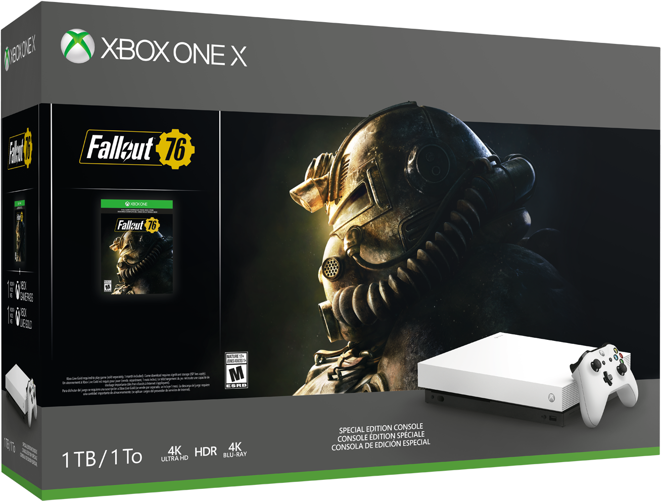 Elite Pro 2 Superamp For Xbox One Product Shot - Fallout 76 Xbox One X Bundle (1440x1125), Png Download