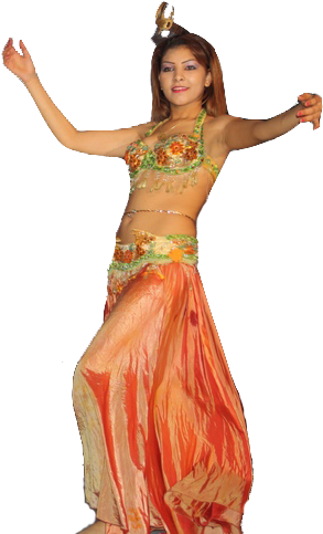 Belly Dancer - Indian Belly Dancers (297x489), Png Download