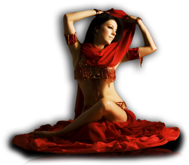 Professional Bellydancer - Arabic Belly Dancer Png (410x366), Png Download