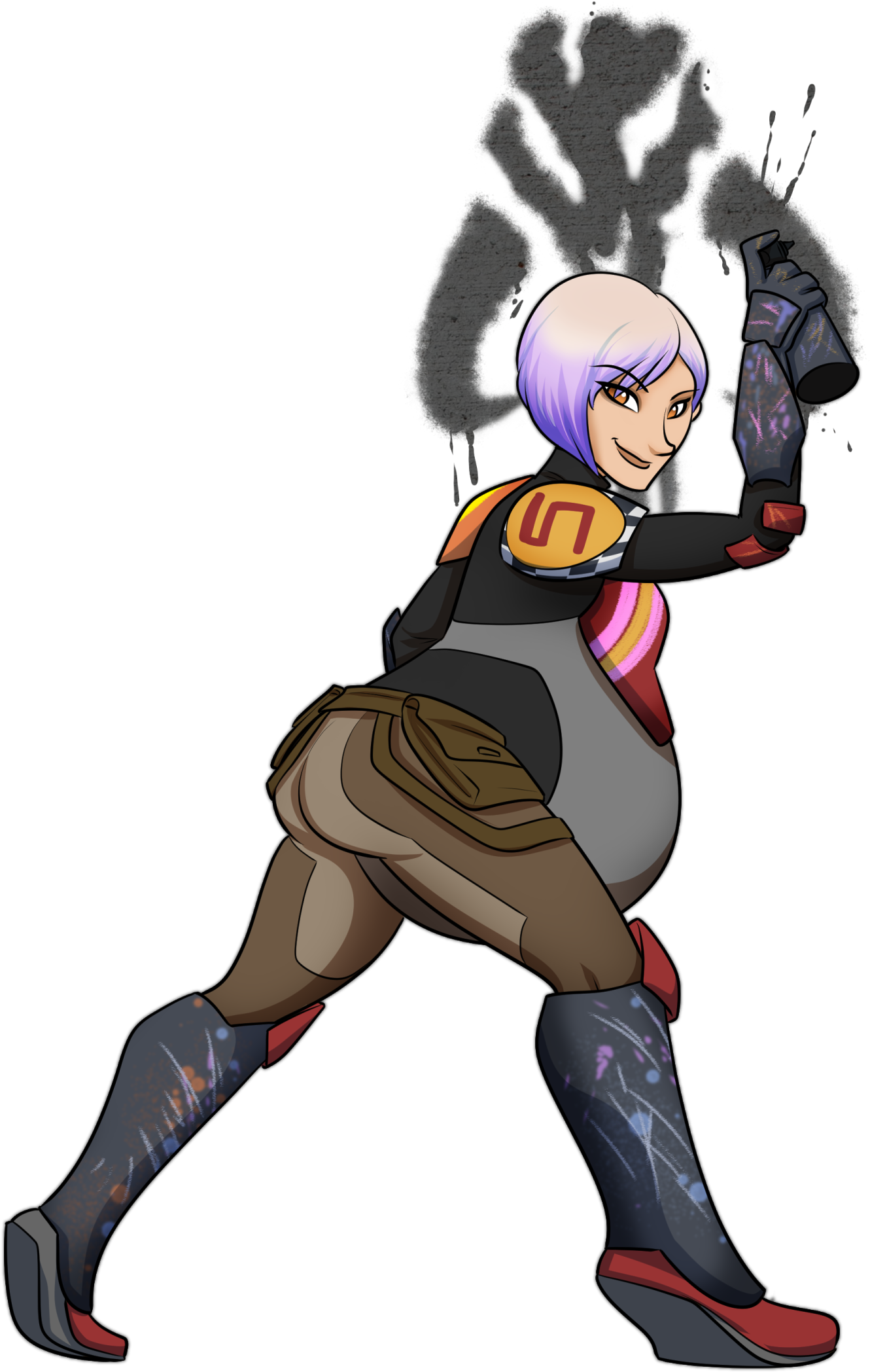 Mandalorian Mama - Star Wars The Mandalorian (1800x2250), Png Download