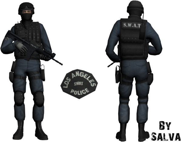 Mod Skin Swat Samp (640x480), Png Download