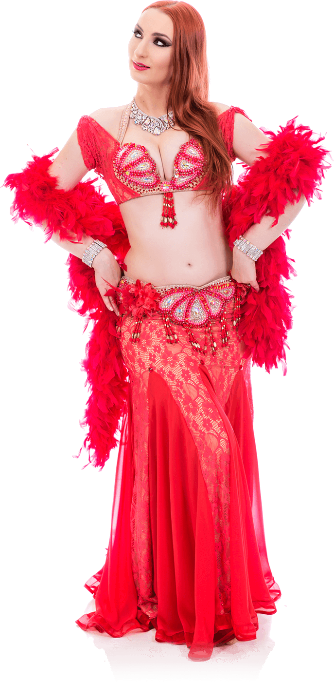 Arielle Photo Large - Belly Dance (687x1401), Png Download