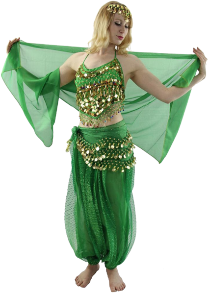 Little Pepper 5-piece Belly Dance Costume - Belly Dance (600x600), Png Download