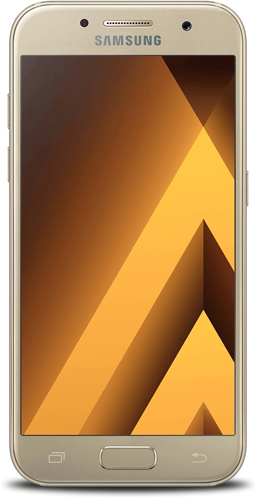 Samsung Galaxy A3 2017 16gb Gold Sand Gold Sand - Samsung Galaxy A3 2017 Lte Dual Sim Gold (600x1000), Png Download
