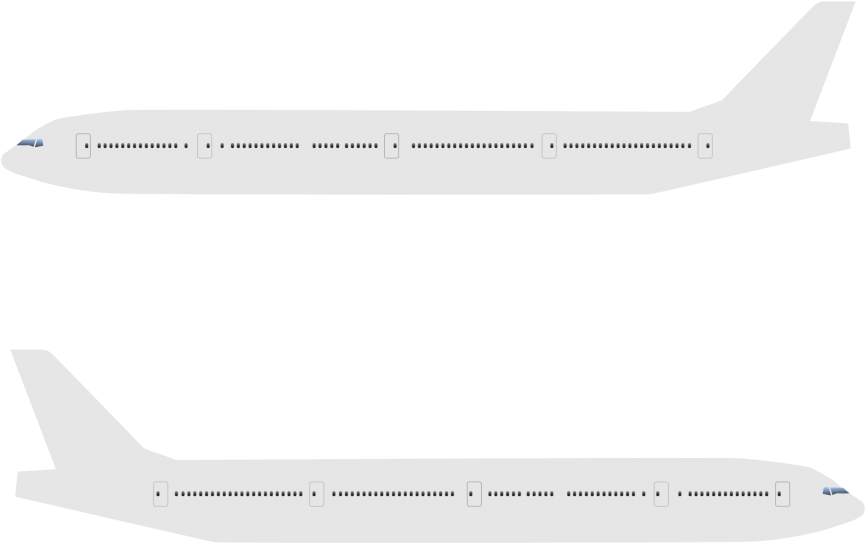 8 Boeing 777 300er Commercial Airliner Royalty Free - Airliner (920x920), Png Download