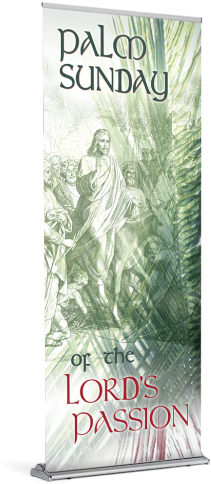 Banner Palm 17 A Spn - Palm Sunday Clip Art (1024x1024), Png Download
