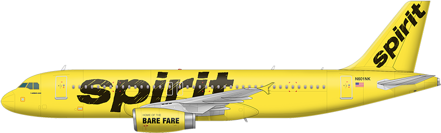 The App Is Updated Regularly To Ensure That New Airlines - Daron Spirit Airlines Pullback Plane With Lights (940x300), Png Download